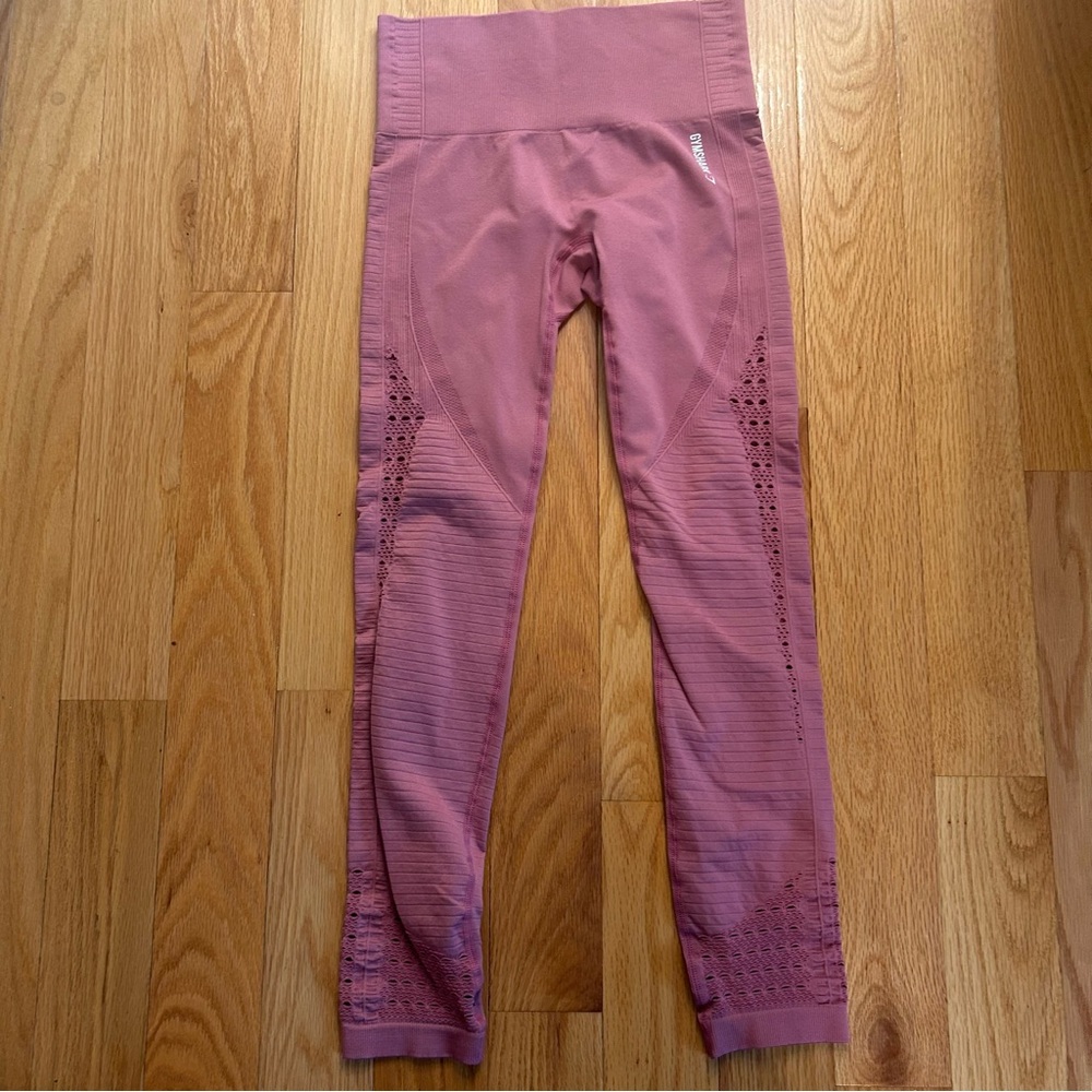 Gymshark pink original energy seamless leggings | S